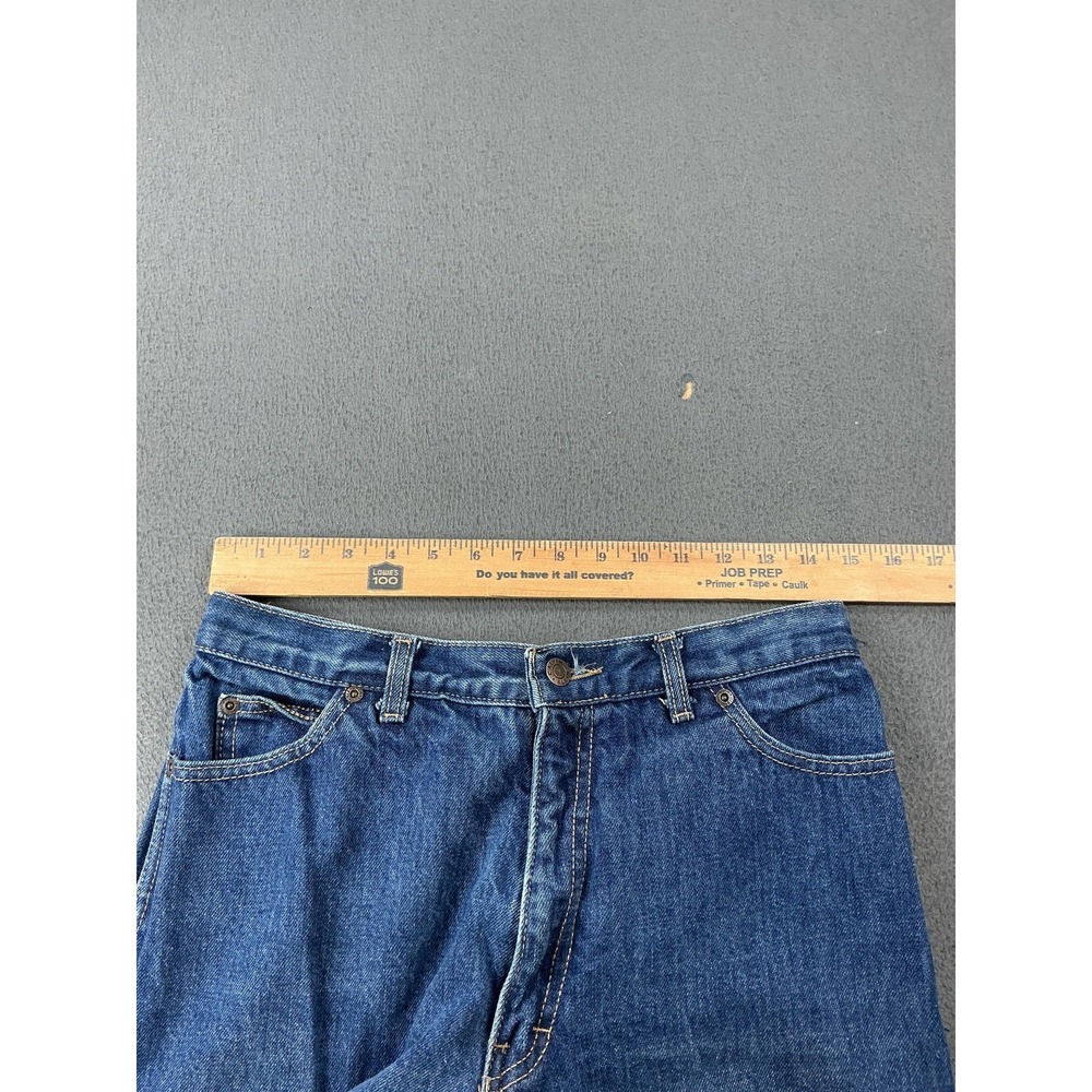 Vintage Calvin Klein Jeans Womens 14 Blue High Rise Relaxed Straight Denim USA - Picture 5 of 13